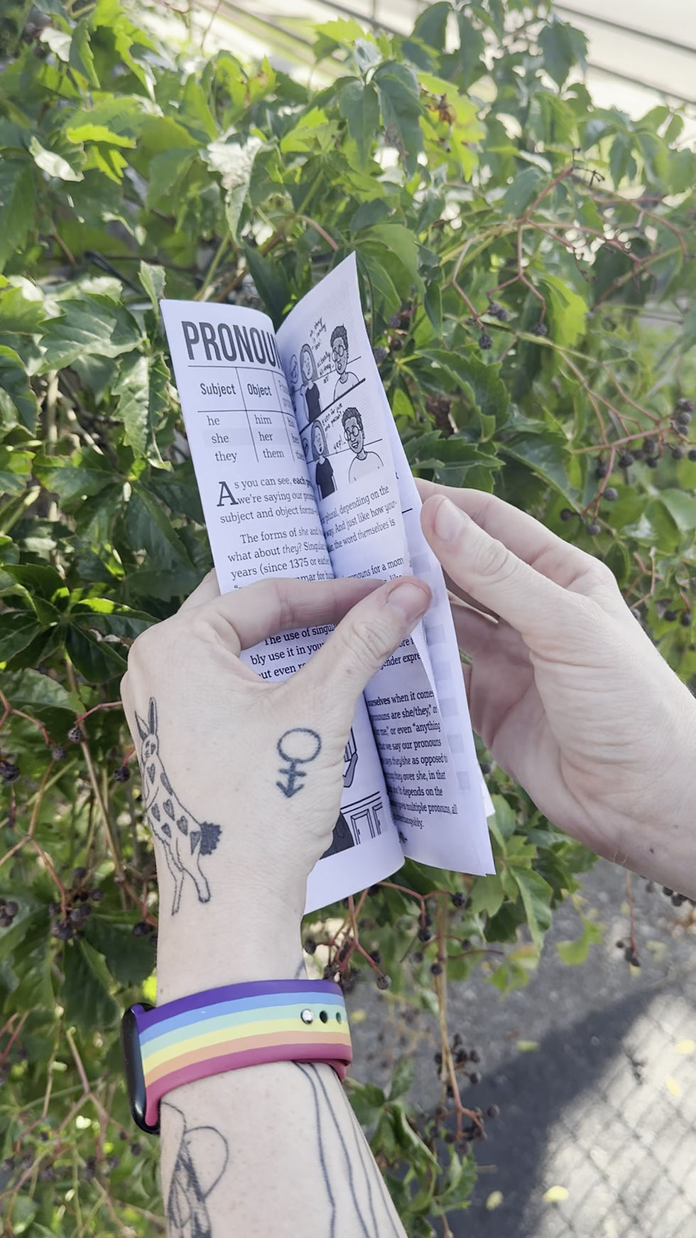 A flip-through of the zine.