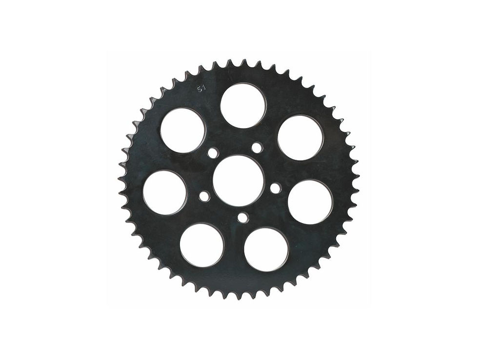 Sealed Bearing Wheel Rear Sprocket 51 Teeth Black