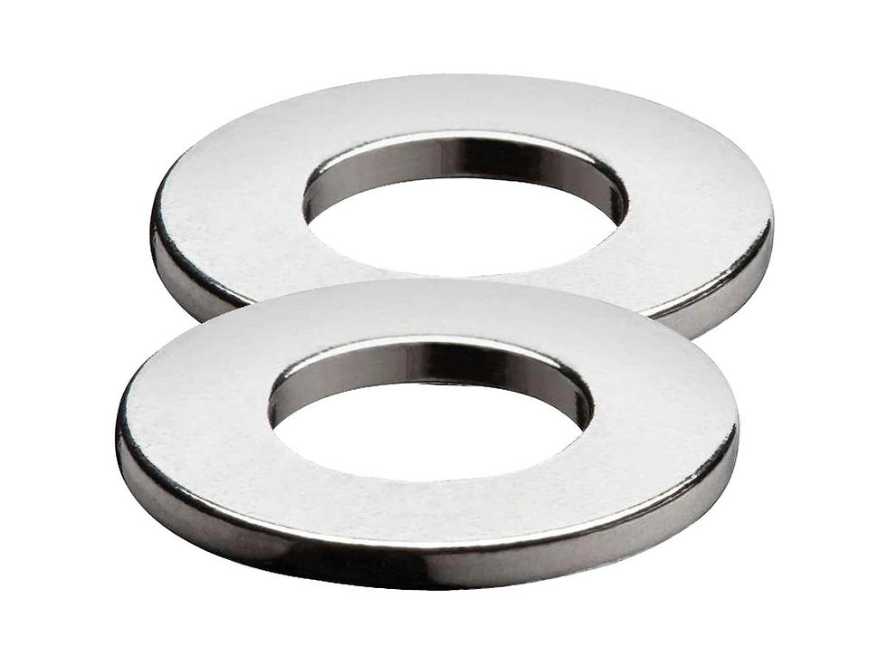 Flat Washer Pack of 6 Chrome