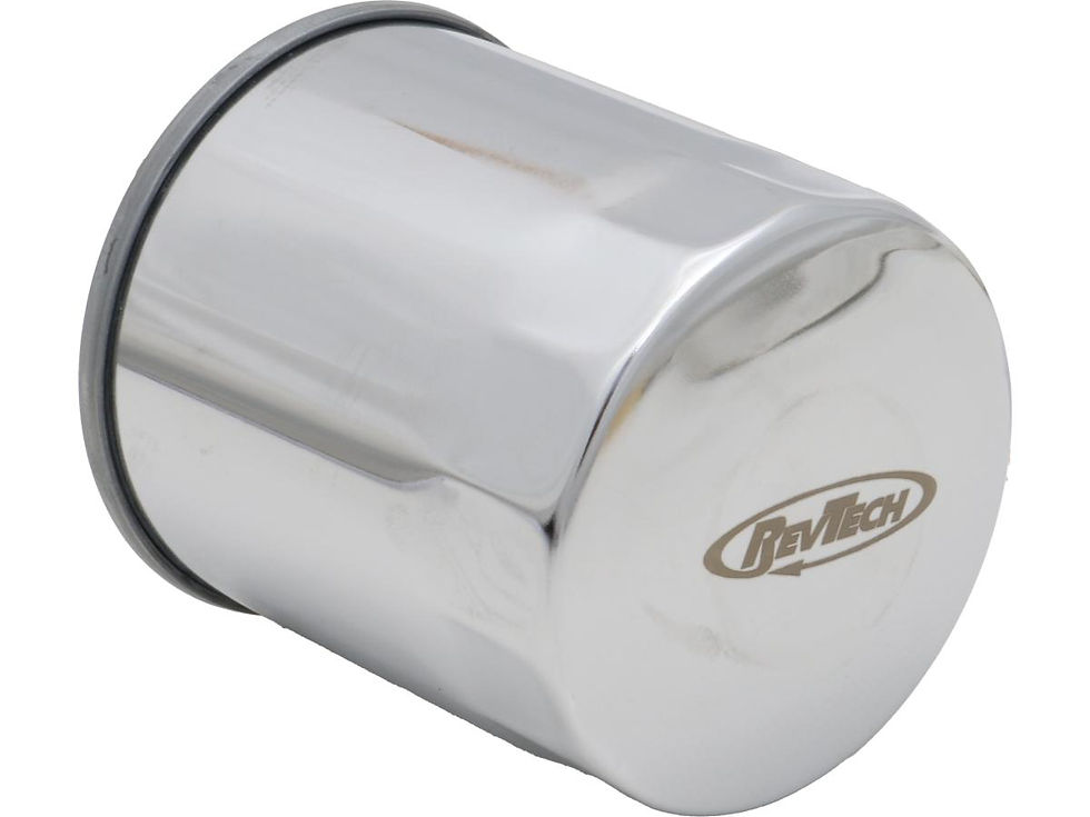 High-Performance Oil Filter with Magnet For Evolution Engine (Long) Chrome