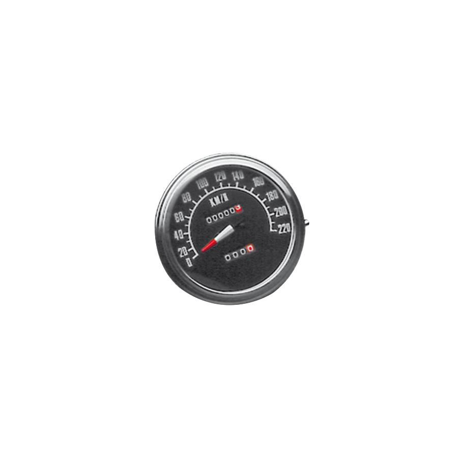 Speedometer for Fat Bob Scale: 220 km/h; Scale Color: black; Ratio 1:1