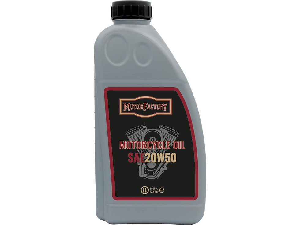 Motorcycle Engine Oil SAE 20W50 12 x 1 Liter (1.057 qt.)
