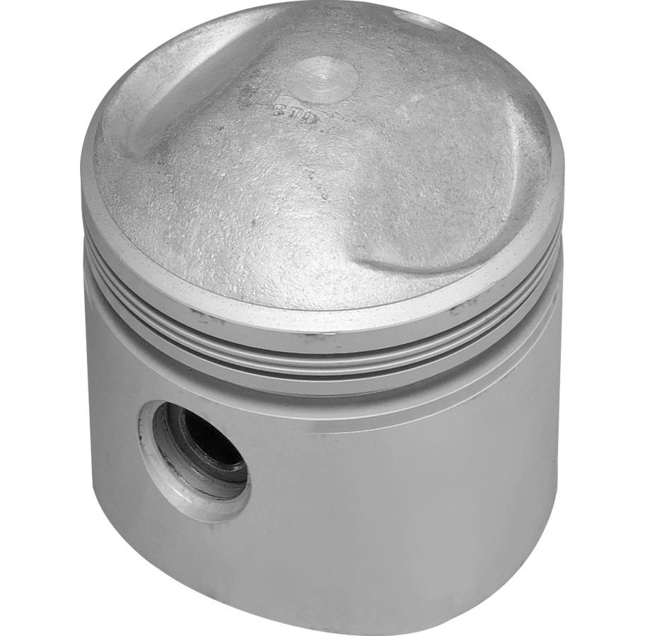 Cast Piston Stroke 3,800" Bore 3,530" (89,662 mm ) 9:1 +.030 mm Cast Aluminium 1200 ccm (73 cui)