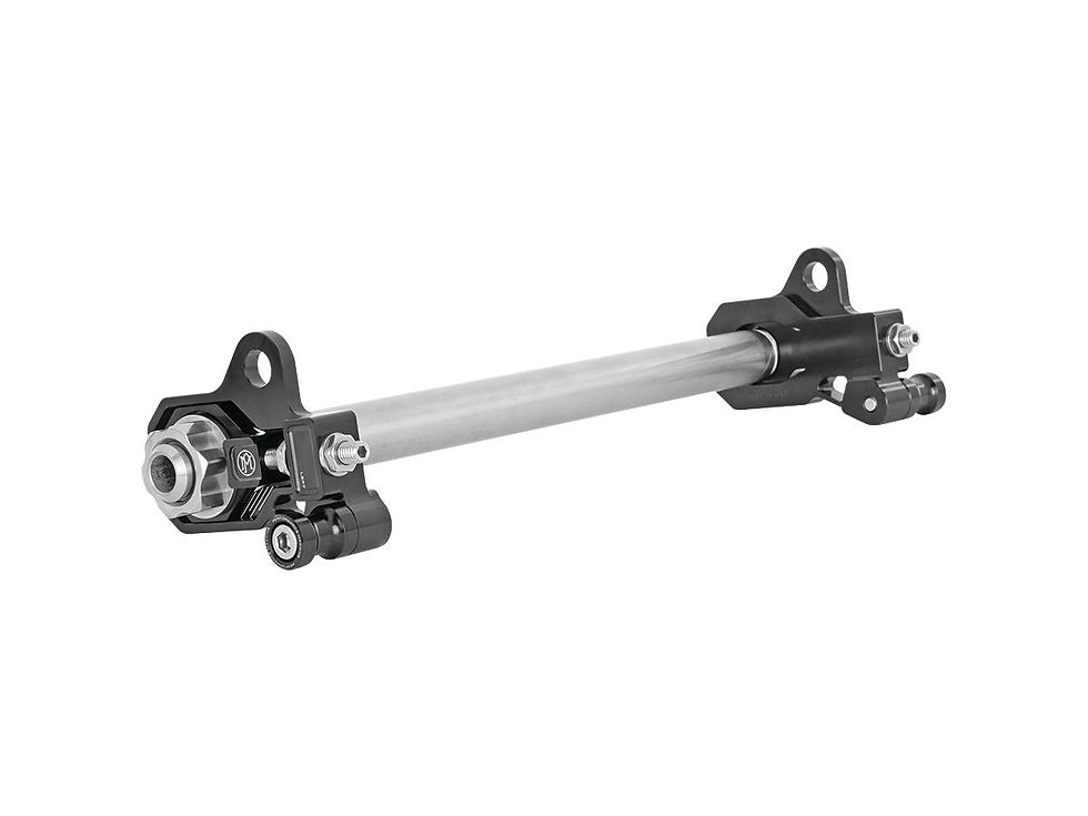 Rear Axle Adjuster Kit for Touring Models Black
