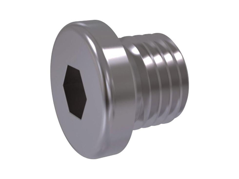 Sockethead Screw Plugs Chrome