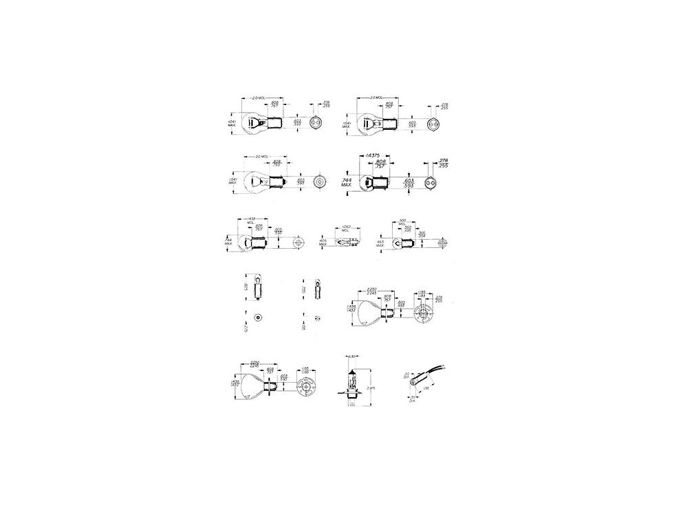 Indicator Lamp without Symbols, Red Indicator Lamps