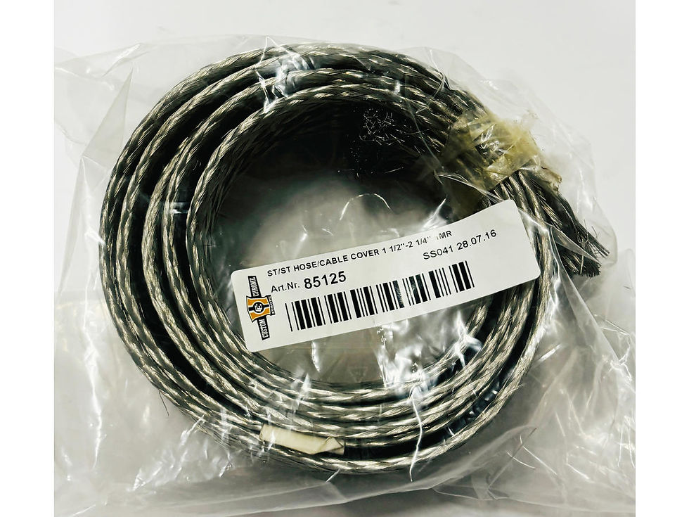 S/S HOSE/CABLE COVER 1 1/2-2 1/4