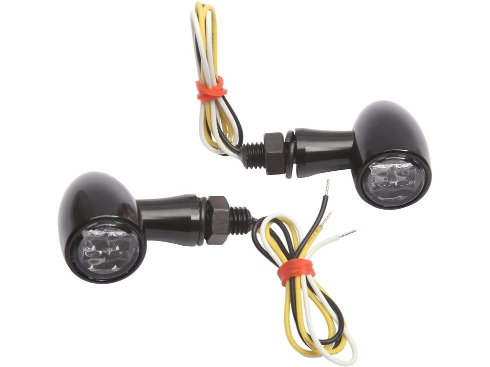 Paradox LED Turn Signal/Position Light Black Clear LED