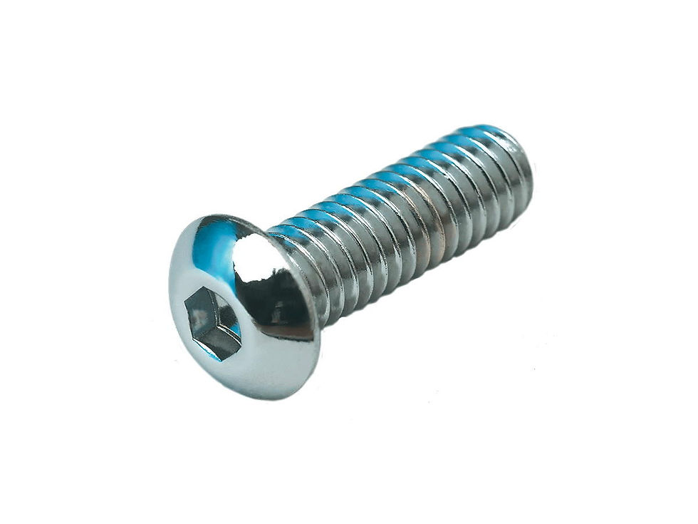 Buttonhead Allen Socket Screw Pack Chrome Grade 8 Allen head 3/4"