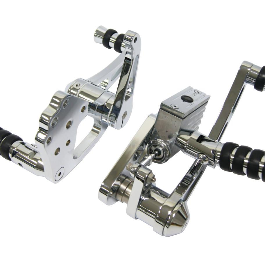 CCE Billet Forward Control Kit Chrome 5/8"