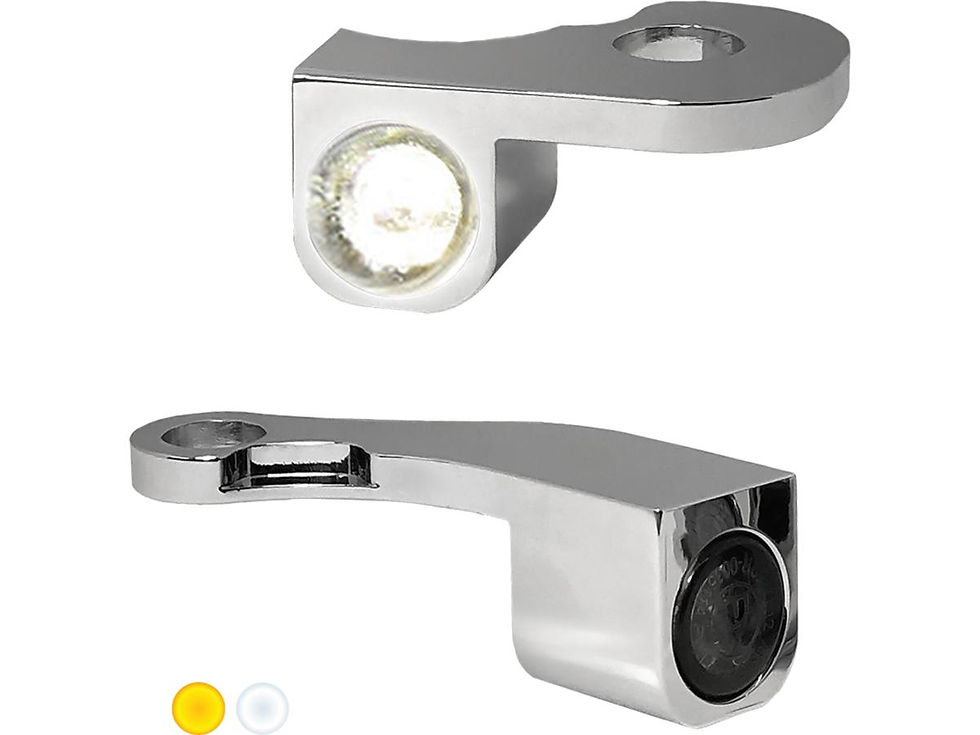 NANO Series LED Turn Signals/Position Light Chrome Smoke LED