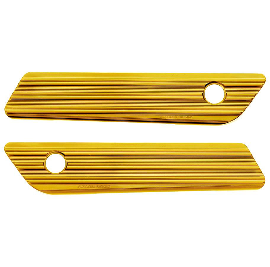 10-Gauge Saddlebag Latch Covers Gold