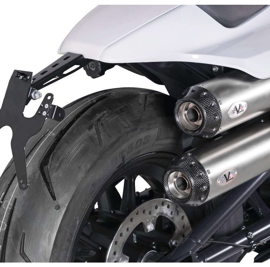 Undertail License Plate Holder Black Powder Coated