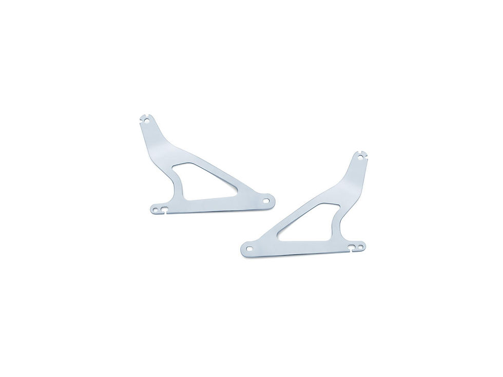 Multi Purpose Solid Backrest Mounts Chrome