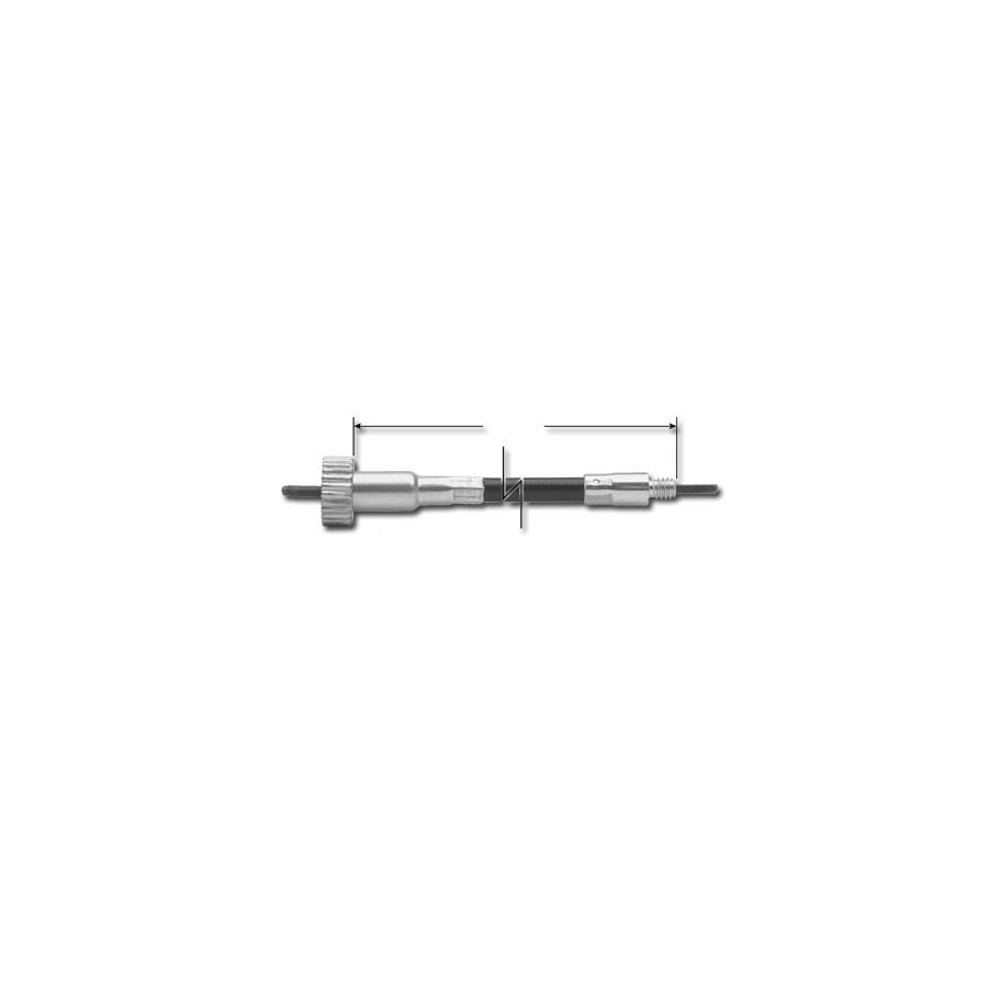 Front Wheel Drive Speedometer Cable 12 mm Nut Black