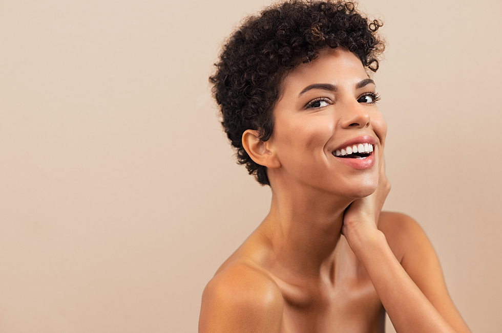 woman after skin boosters injections