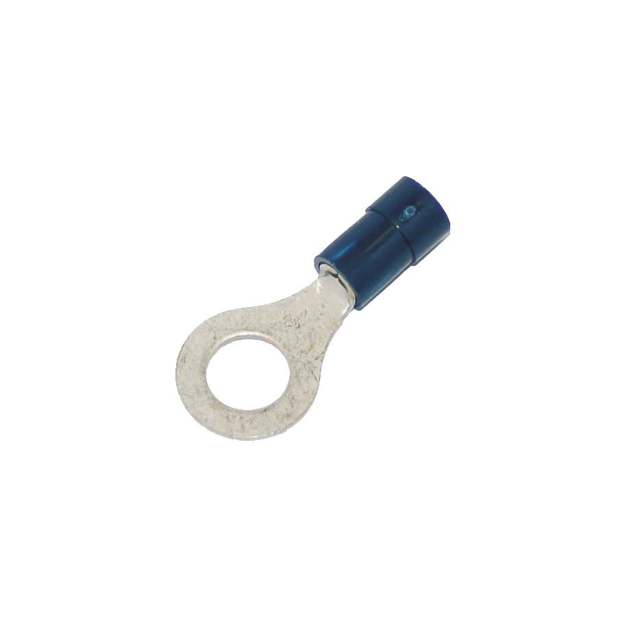 Ring Terminal 1,6-2,0 mm PVC #.25" Blue