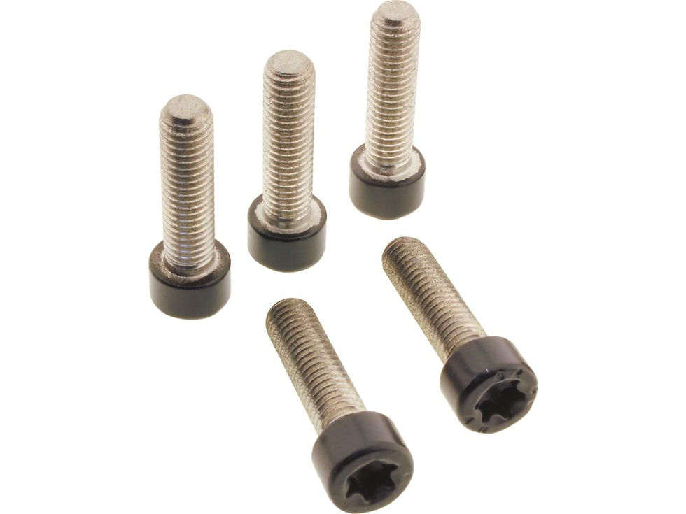 Fork Clamp Screw Kit Satin Black Powder Coated