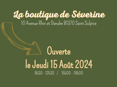 Ouverture exceptionnelle