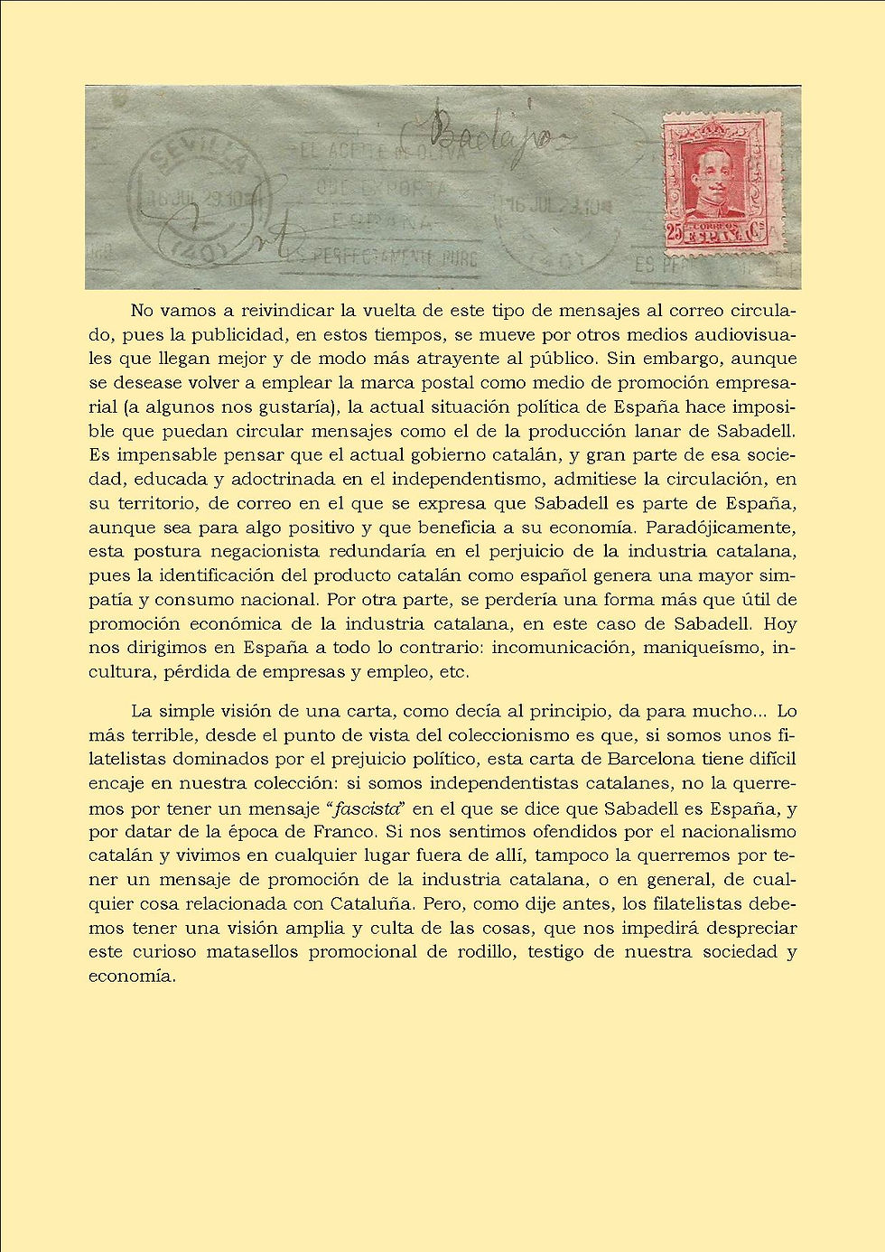 Matasellos industria Sabadell 2