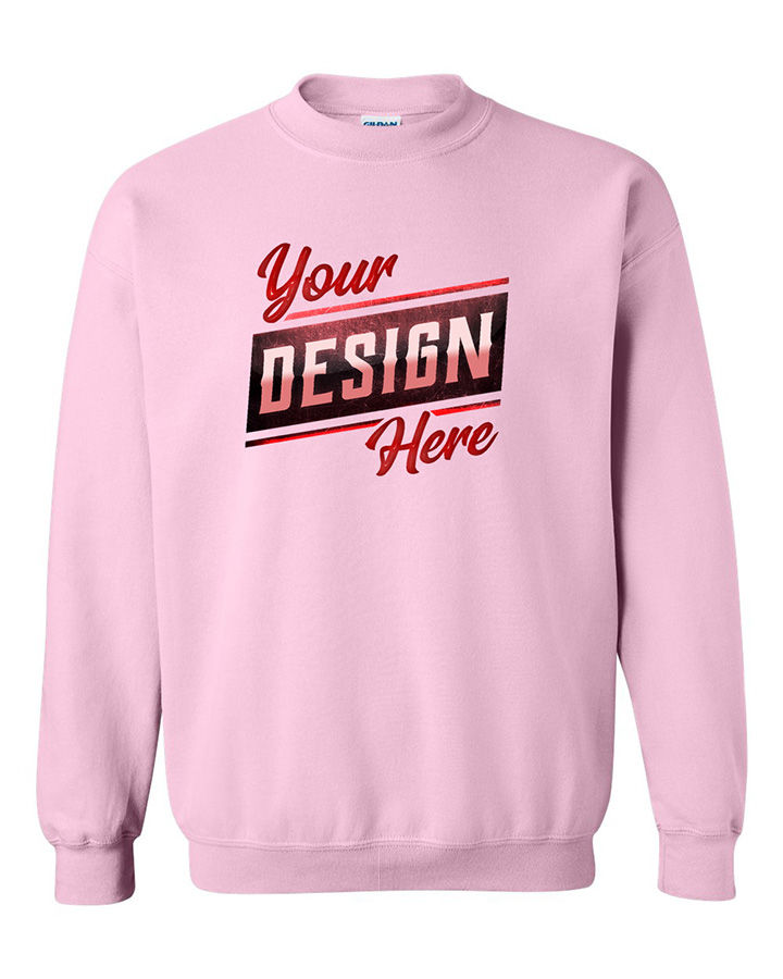 Thumbnail: Adult Unisex 8 oz. 50/50 Fleece Crewneck Sweatshirt