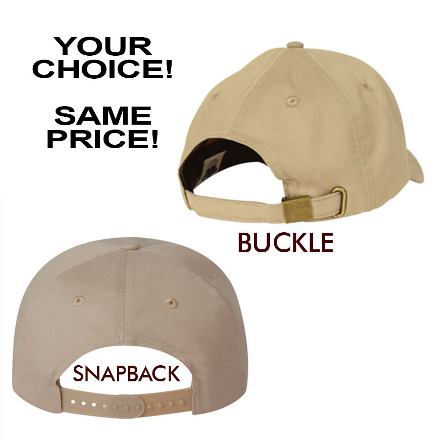 Thumbnail: Snap or Buckle Structured BaseBall Cap
