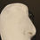 Thumbnail: Large Plaster Black/White Face Wall Art Sculpture