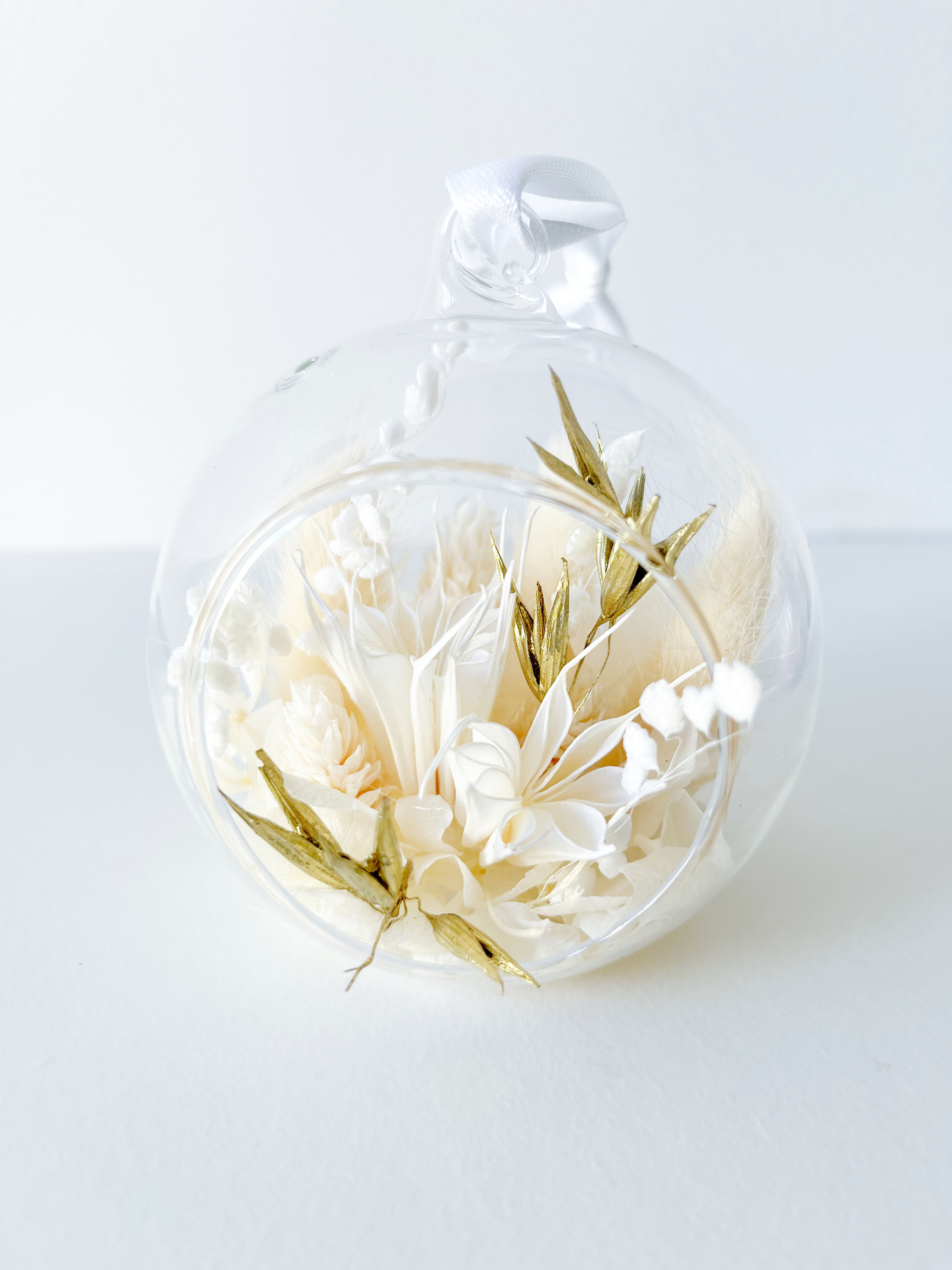 Boule de noël - Blanche