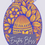 Thumbnail: An intricately designed Easter egg illustration surrounded by detailed floral and leaf patterns in a vibrant golden-yellow