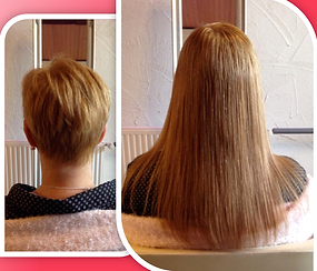 Extensions bei sehr kurzem Haar