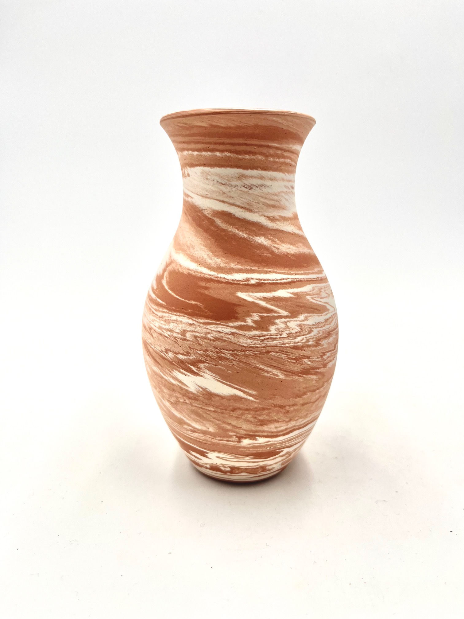 Sedona Swirl Pottery Vase Natural Decorative