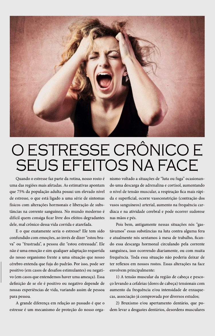 O estresse crônico e seus efeitos na face