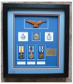 Framed RAF Memorabilia