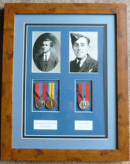 Grandfather and Father Memorabilia Frame