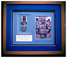 BFBS Radio presenter Memorabilia Frame