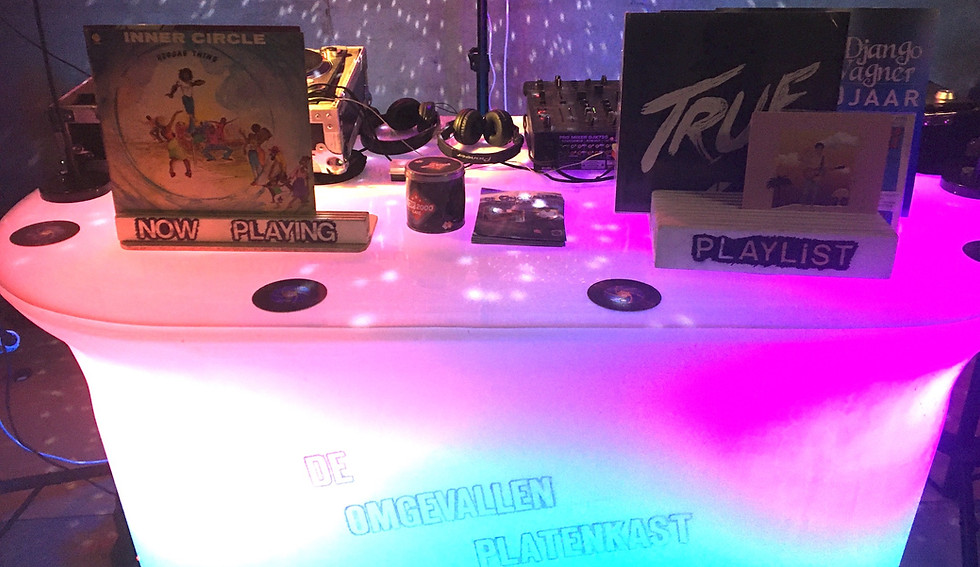 DJ Booth Interactive Vinyl DJ Drive In: De Omgevallen Platenkast