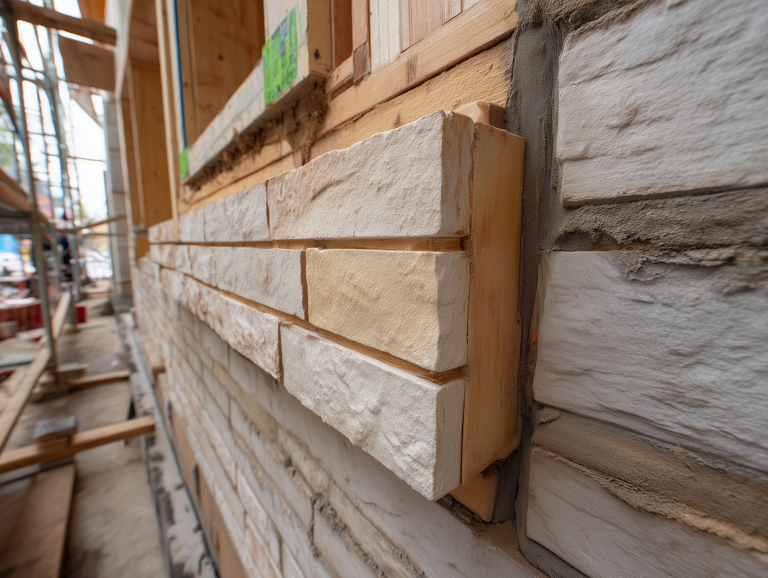 Stone Veneer Installation by Monarch Masonry in Toronto
