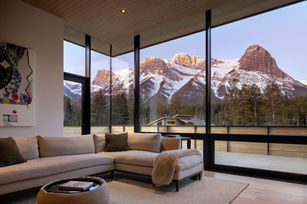 Custom residential design in Canmore with expansive mountain vistas — Peaks & Pines