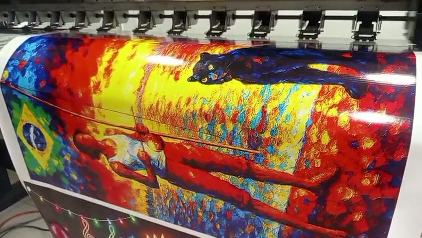 Miniatura: Afiche personalizado en pendón banner 100x70 cm