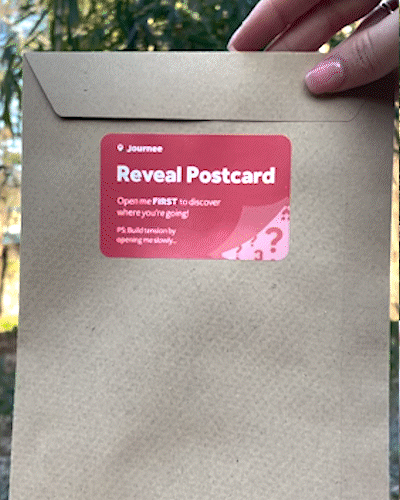 Journee Reveal Postcard