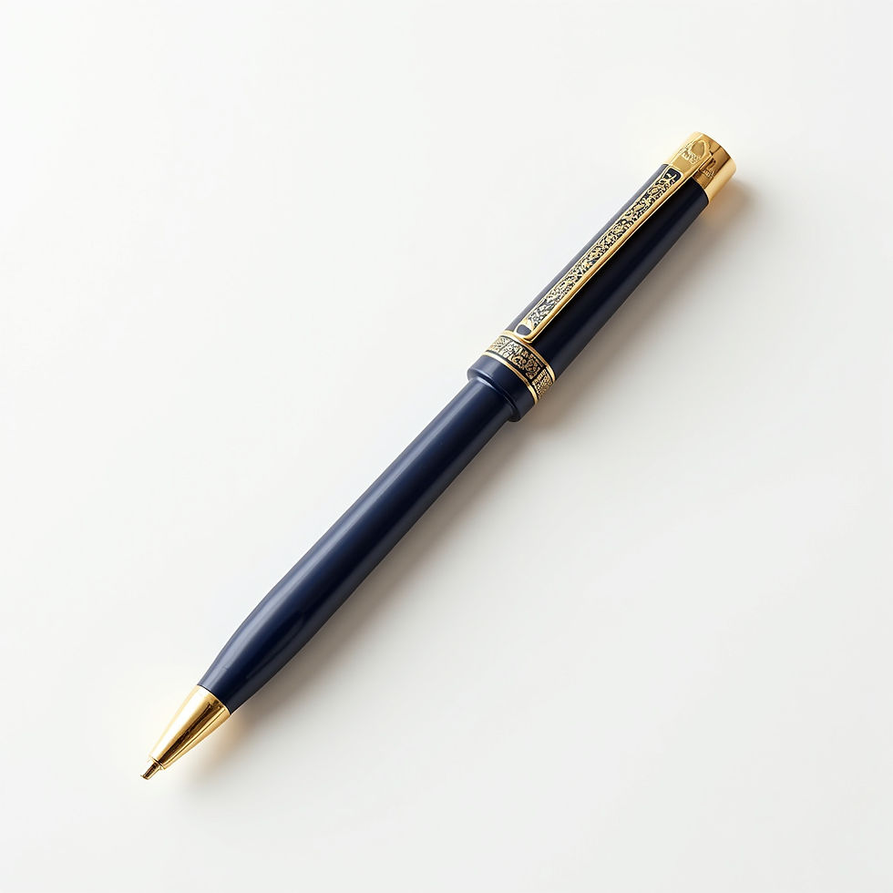 Gold Embossed Pen