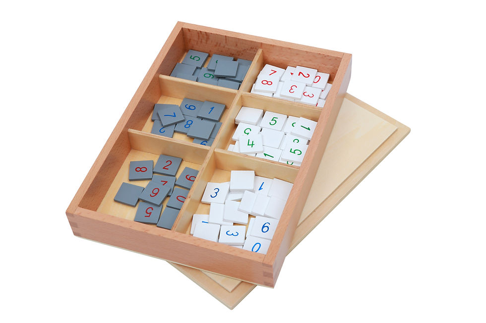 תמונה ממוזערת: אריחי מספרים לצ'קרד בורד Number Tiles