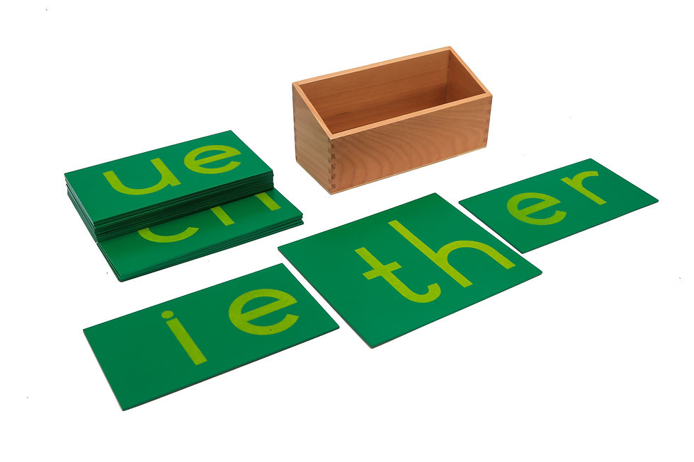 תמונה ממוזערת: שילובי חישה אנגלית  Lower Case Double Sandpaper Letters