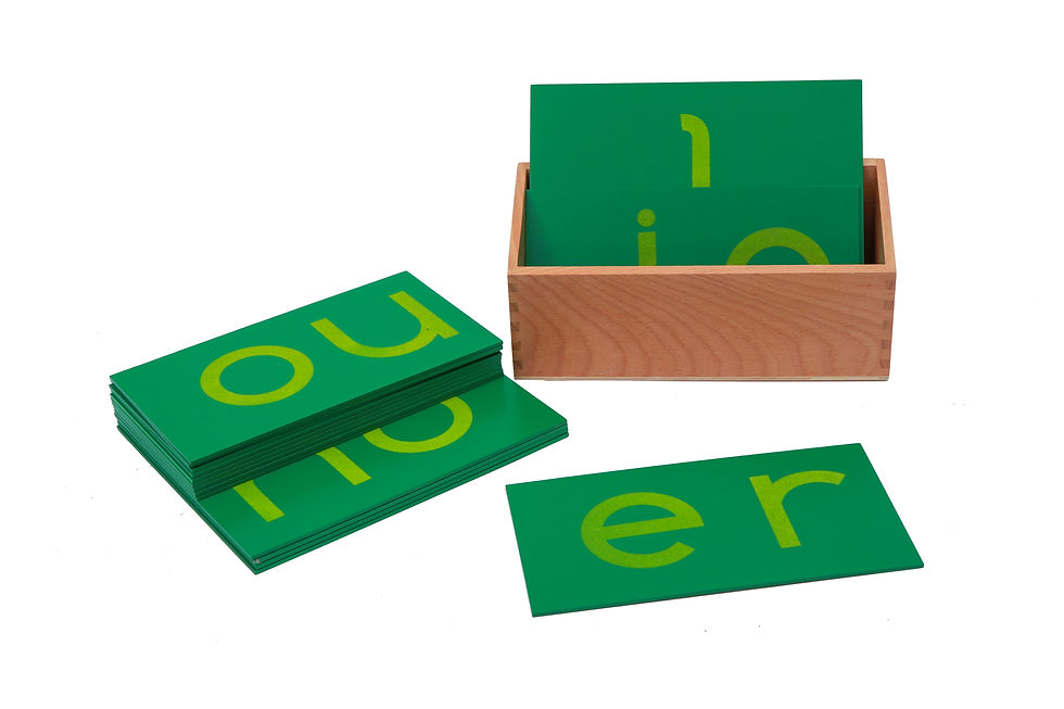 תמונה ממוזערת: שילובי חישה אנגלית  Lower Case Double Sandpaper Letters