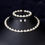 Thumbnail: Pearl Three Pieces Bracelet Necklace And Earrings Set