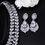 Thumbnail: Women Zircon Jewellery Necklace Set Bridal Wedding Jewelry Necklace Sets