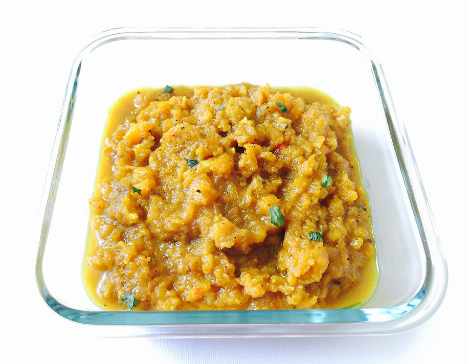 Vegan, mashed pumpkin, turmeric, spicy, fall