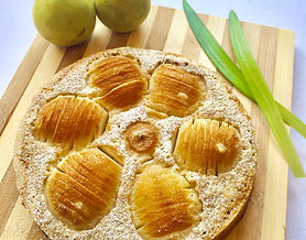 Bourdaloue Pear Tart, almond cream, short bread crust, French pastry, delicious