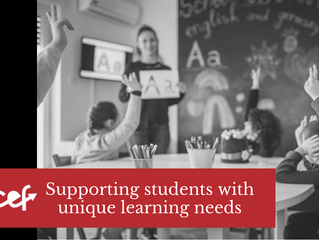 Supporting students with unique learning needs through CEF grants
