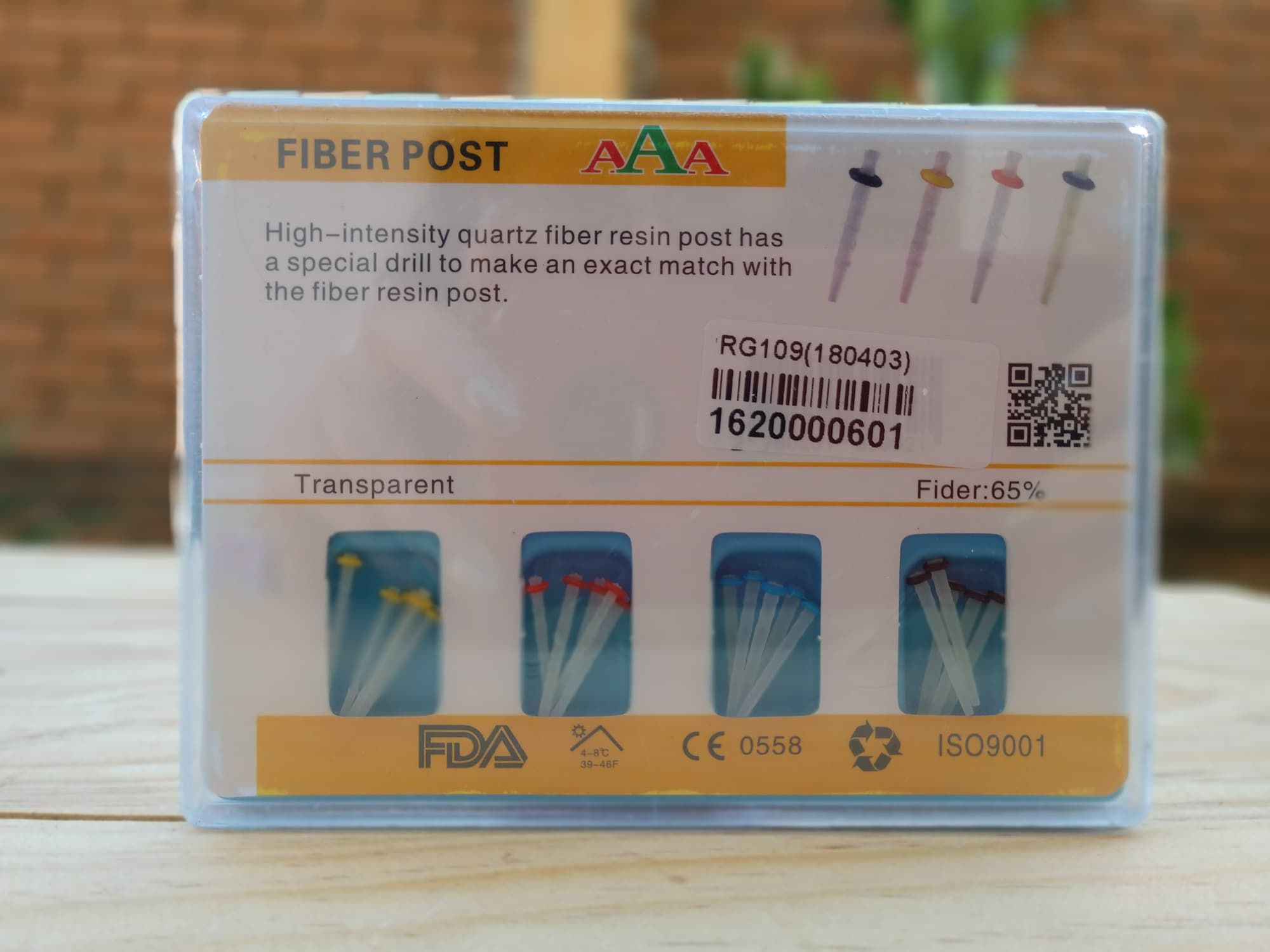 Endopostes fibra de vidrio (caja con 20 piezas)